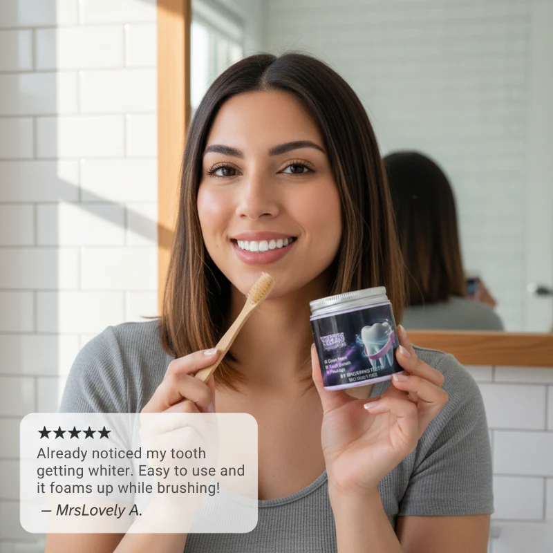 Violight™ – Purple Color-Correcting Whitening Tooth Powder + 50% OFF - Image 5