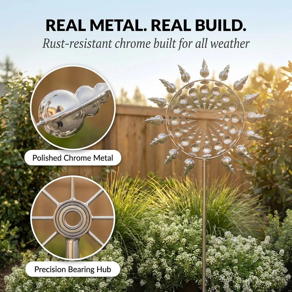 Viralume™ – Dual-Spin Kinetic Wind Sculpture for Garden & Yard + 50% OFF - Image 5