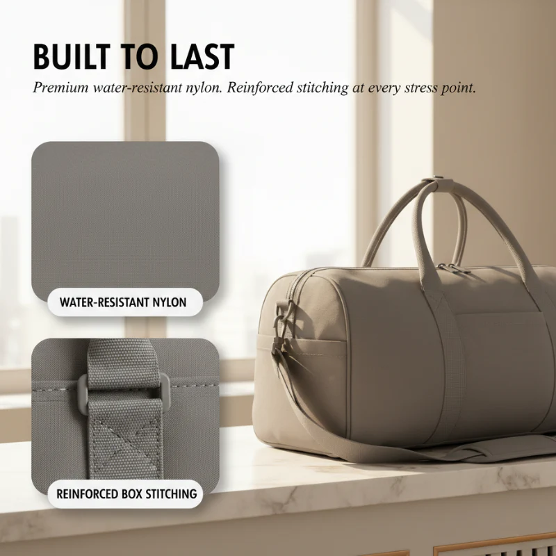 Voyara™ – Expandable Waterproof Travel Tote Bag with Wet Compartment + 50% OFF - Image 3
