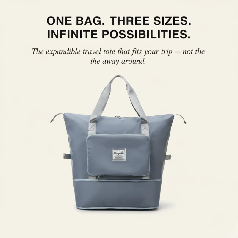 Voyara™ – Expandable Waterproof Travel Tote Bag with Wet Compartment + 50% OFF - Image 5