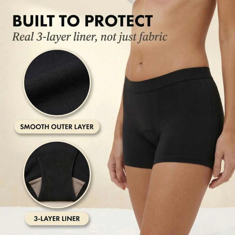 WickHaven™ – 3-Layer Leakproof Boyshort Underwear for Women + 50% OFF - Image 4