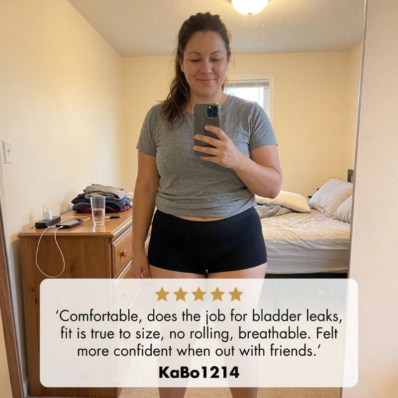 WickHaven™ – 3-Layer Leakproof Boyshort Underwear for Women + 50% OFF - Image 5