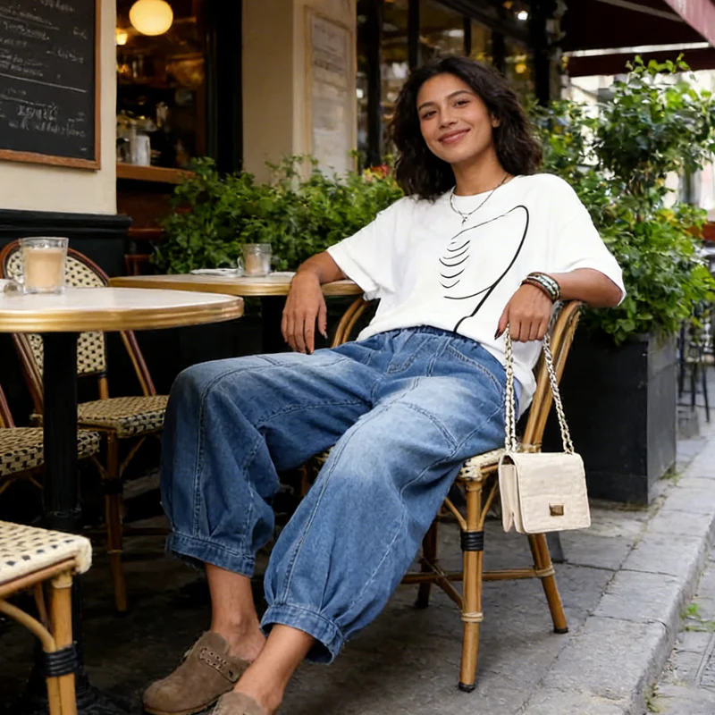 Willowfold™ – High-Waist Elastic Cropped Wide-Leg Jeans + 50% OFF - Image 6